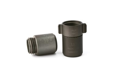 Raccord en Alum. 1&quot; x 1 5/32&quot; NH/NST &quot;Oreilles à Rotule&quot; sur femelle seulement - mâle sans oreilles (Ensemble)