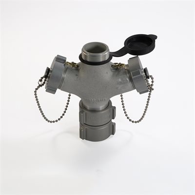 Collecteur .. 1 ½” NPSH Femelle par 3 x 1 ½” NPSH Mâle, avec capuchons