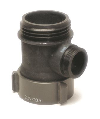 Water Thief 2 ½&quot; NH x 1 ½&quot; NPSH Male