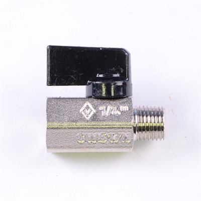 Robinet à tournant sphérique, 1/4&quot; NPT mâle x 3/4&quot; NPT femelle